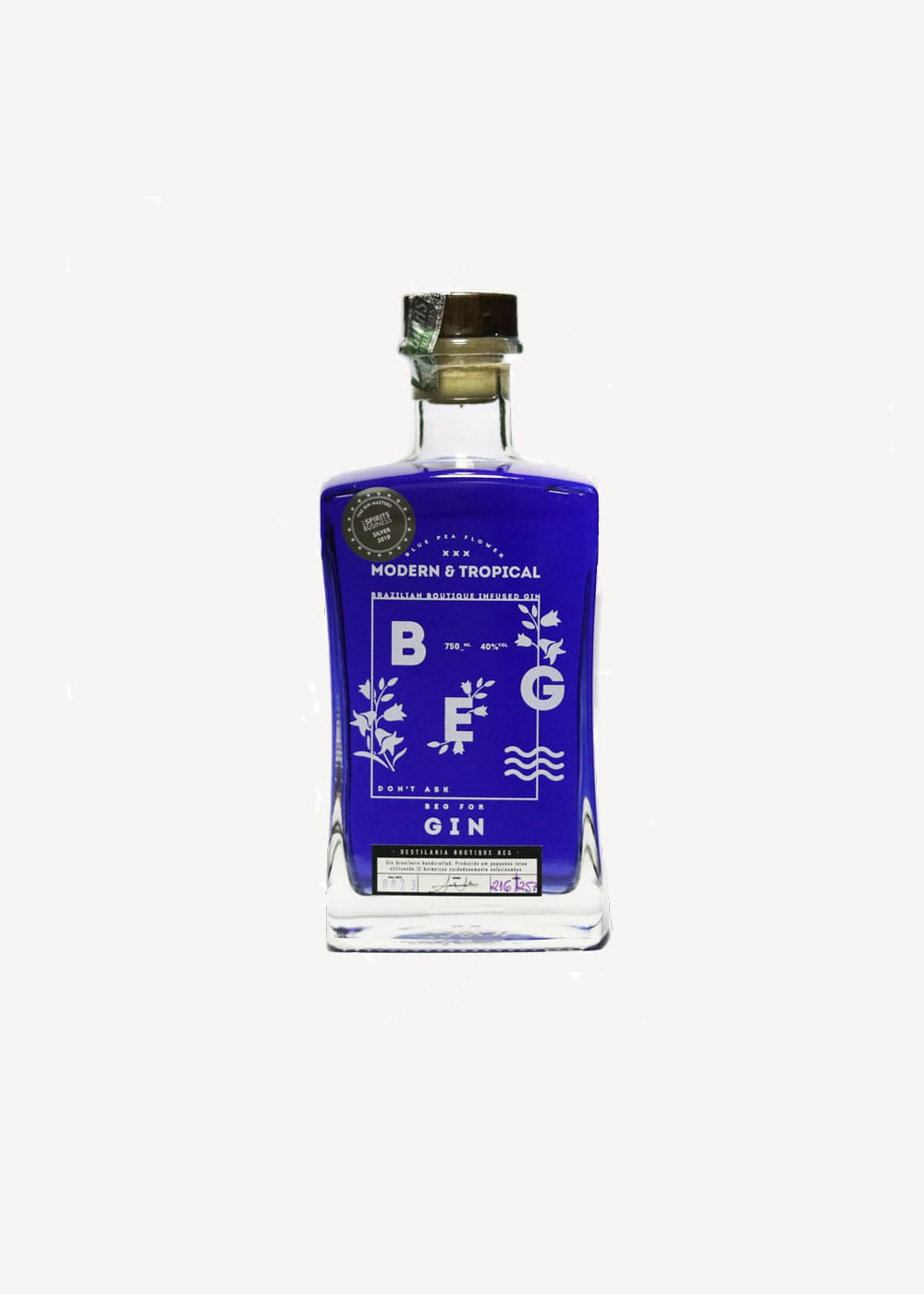 GIN BEG MODERN & TROPICAL BLUE PEA FLOWER 750 ML conceitoe