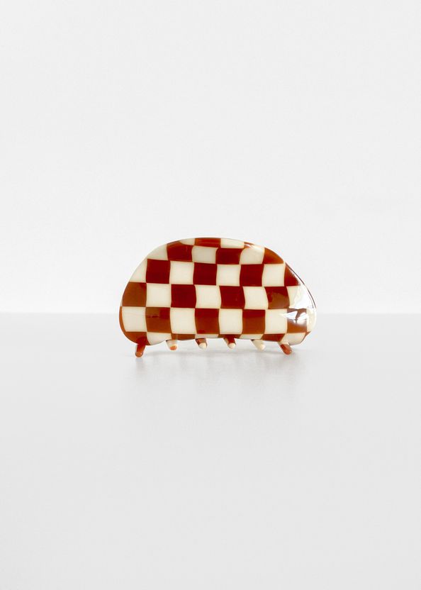 Checkered-Claw-Marrom-da-marca-Kaja