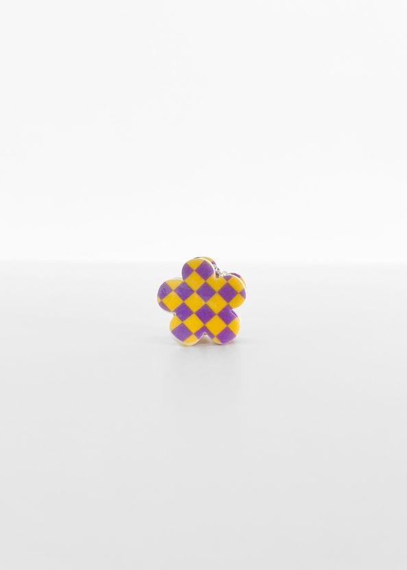 Mini-Checkered-Flower-Amarela-e-Roxa-da-marca-Kaja