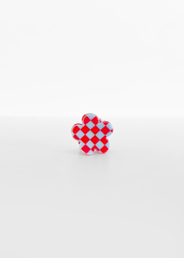 Mini-Checkered-Flower-Vermelha-e-Azul-da-marca-Kaja