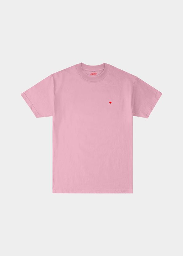 Camiseta-Goluda-High-Rosa-Bebe-com-Coracao-Micro-Vermelho-da-marca-Vermelho-Amour