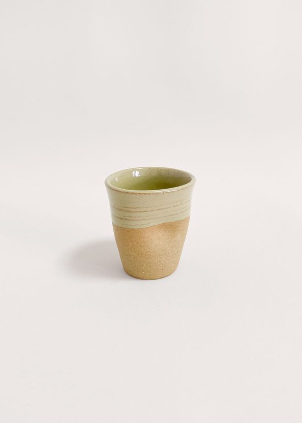 Copo-Mini-Verde-Nori-de-Ceramica-da-marca-Ceramica-e-Cia