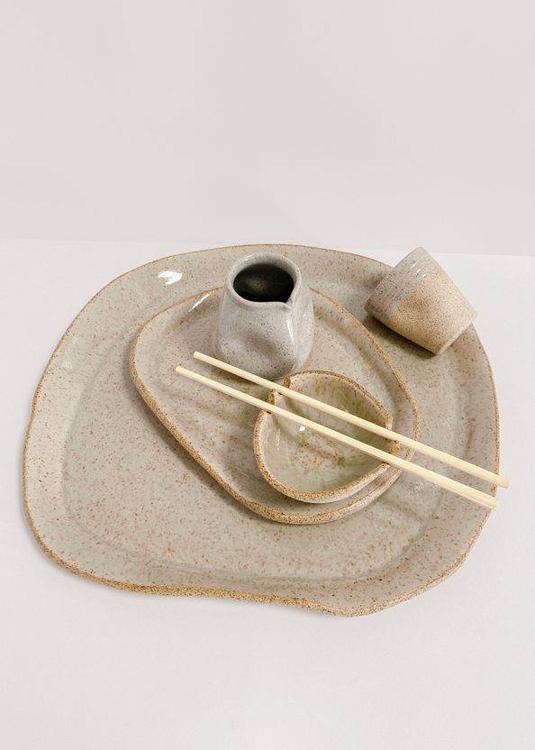 Kit-Para-Um-Cinza-Shari-de-Ceramica-da-marca-Ceramica-e-Cia