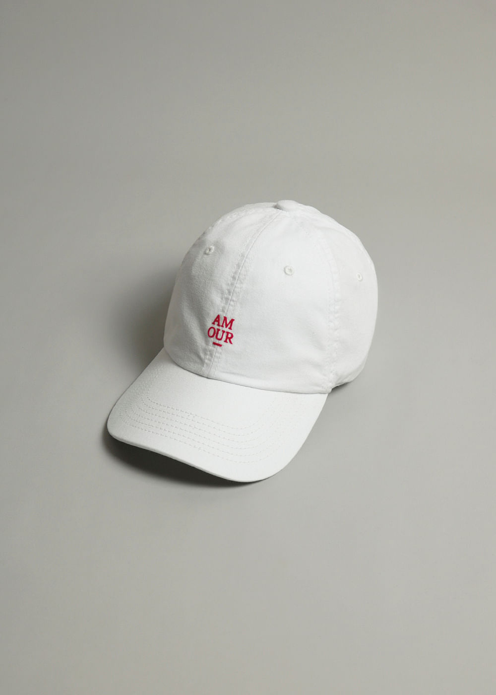 Boné Dad Hat Rosa Bebê Logo Amour Vermelho - Vermelho Amour